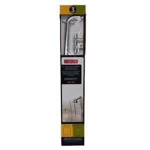 20" Delta Simplicity Handle With Knobs For Sliding Shower Or Bathtub In Chrome